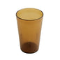 G.E.T. 6605-1-A Heavy-Duty Plastic Restaurant Tumblers, 5 Ounce, Amber | by GET