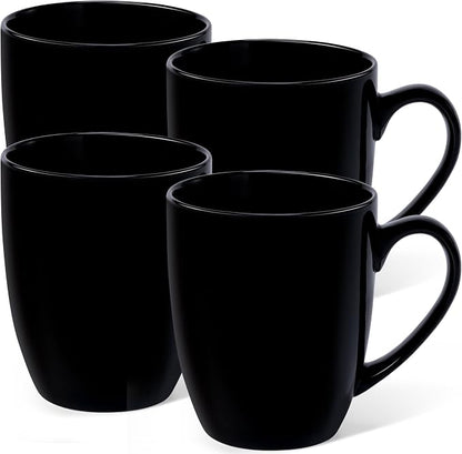 Urbanstrive 16 oz Large Coffee Mugs Set of 4 Ceramic Coffee Mug White Coffee by Urbanstrive