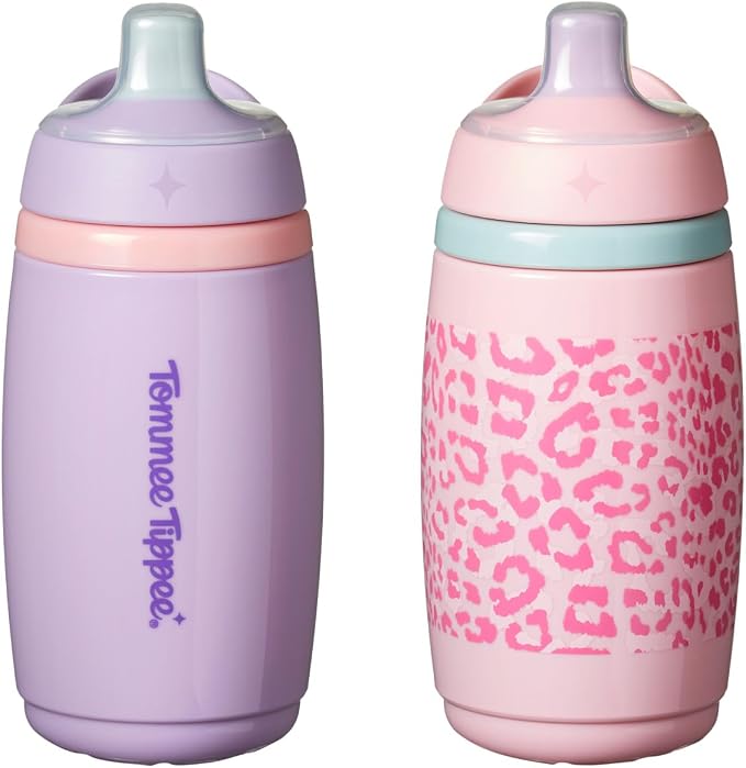 Tommee Tippee Active Spout Toddler Cups, 1-3 Years, 9oz | Pack of 2, Silicone by TommeeTippee