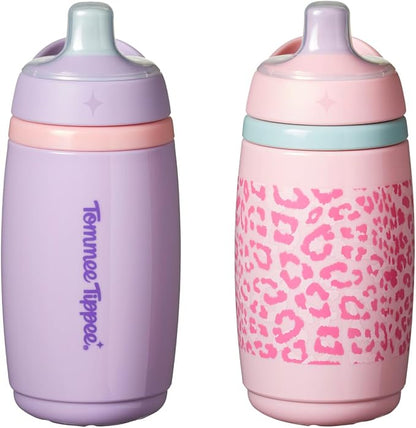 Tommee Tippee Active Spout Toddler Cups, 1-3 Years, 9oz | Pack of 2, Silicone by TommeeTippee
