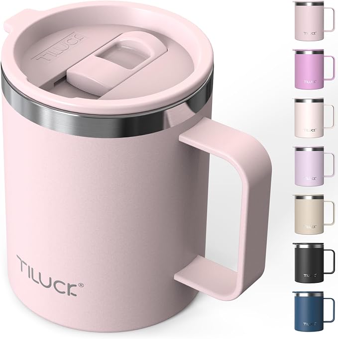 TILUCK 12 oz Insulated Coffee Mug by TILUCKBringsGoodLuck