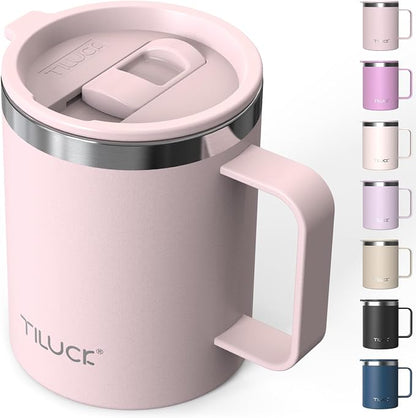 TILUCK 12 oz Insulated Coffee Mug by TILUCKBringsGoodLuck