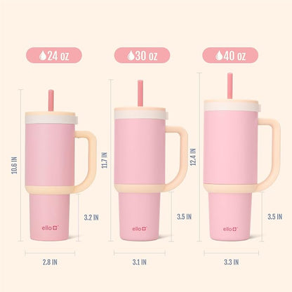 Ello Oasis 40oz Insulated Stainless Steel Tumbler - Image 8