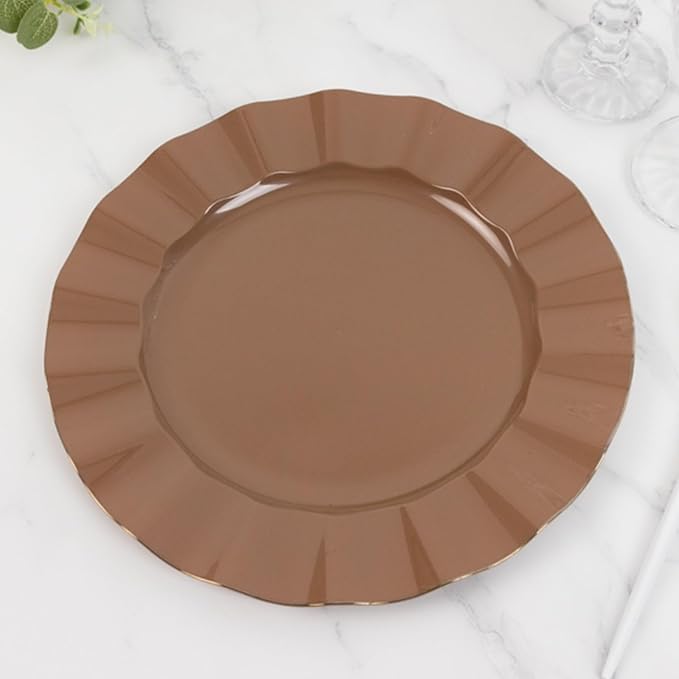 Efavormart 10 Pack Hard Plastic Large Dinner Plates - Image 6