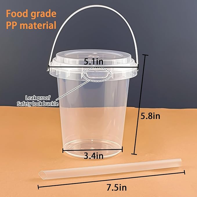 Qsqwsuye 15sets disposable plastic cup - Image 3