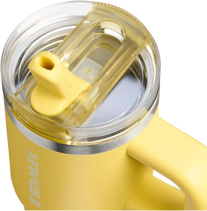 STANLEY Quencher ProTour Flipstraw Tumbler, 14 oz, Daffodil | Built-In Straw & - Image 2