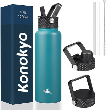 Konokyo 40 oz Insulated Stainless Steel Water Bottle by Konokyo