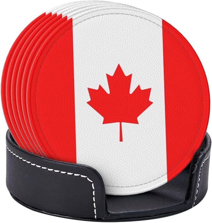 Canadian Flag Coasters for Drinks - Image 8