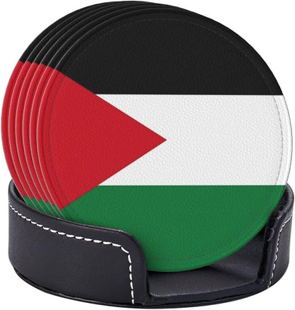 Palestinian Flag Coasters for Drinks - Image 8
