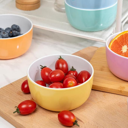 Set of 6 Small ColorPop Melamine Bowls - Image 4