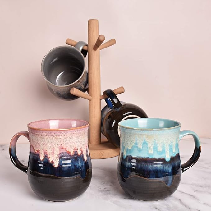 Bosmarlin Large Ceramic Coffee Mug, Big Tea Cup - Image 7