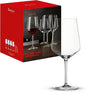 Spiegelau Style Red Wine Glasses Set of 4 – Elegant Stemmed Crystal Wine Glassware for Cabernet, Merlot & Pinot Noir – Lead-Free Crystal Glass Set for Home & Entertaining