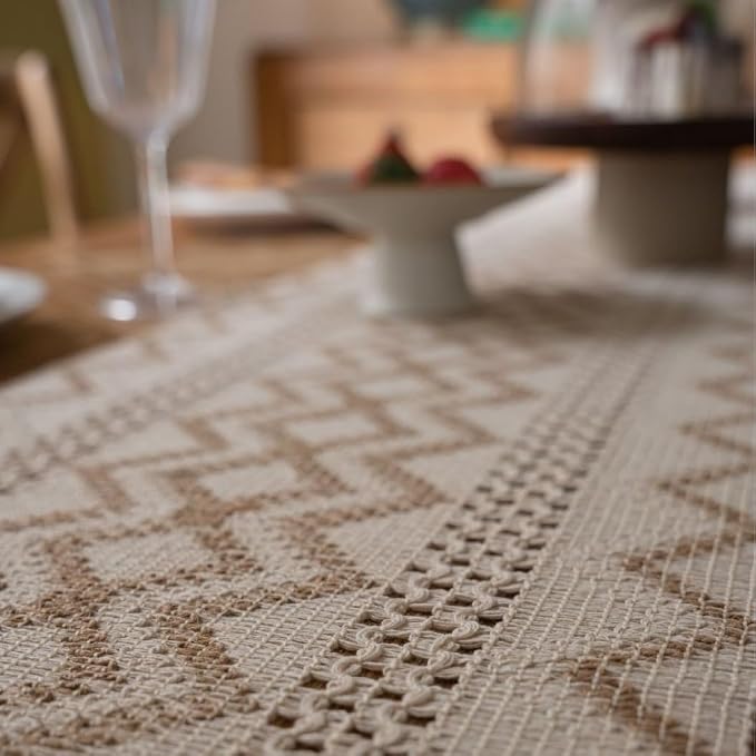 Macrame Geometric Table Runner - Image 7