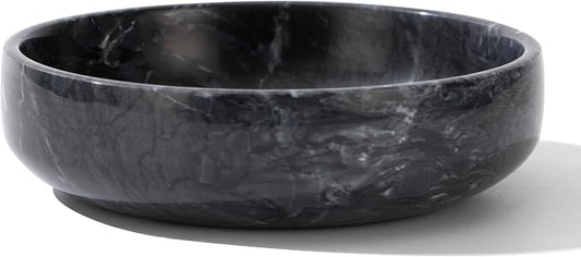 6.7" Large Decorative Bowl, Natural Marble Decorative Bowls by CMCHICMONDAY