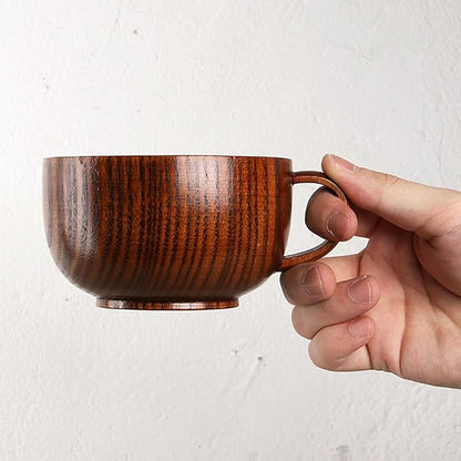 Handmade Wood Bowl, for Rice, Decoration - Image 4
