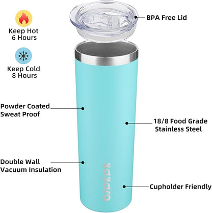 BJPKPK 20 oz 2 Pack Skinny Tumbler - Image 2