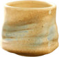 Unique Glaze Coffee Cups Set, Handleless Teacup Retro Coarse Ceramic Mugs by CZMYCBG