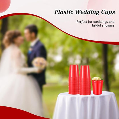 Mifoci 24 Pcs Stadium Plastic Cups Blank Reusable Drink Tumblers Bulk Stackable - Image 7