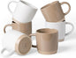 famiware Coffee Mugs for 6, 13 oz Mug Set, Dringking Cup by Famiware