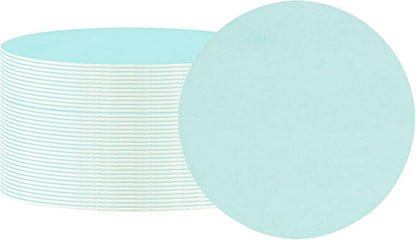 Restaurantware Paper Coasters 1000 Pack of 3.5 Inch Disposable Beverage Coasters Absorbent for Hot and Cold Drinks Turquoise Coffee Cup Essentials for Table Decor, Kitchen, Home or Living Room