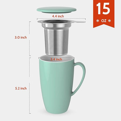 Sweese 15oz Porcelain Tea Mug - Image 2