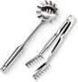 Spaghetti Spoon & Pasta Tongs Set, 2-Piece Stainless Steel Pasta Server | by Unknown