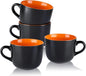 AmorArc 24 oz Soup Mugs with Handles, Jumbo Ceramic Bowls Mugs Set with handles by AmorArc