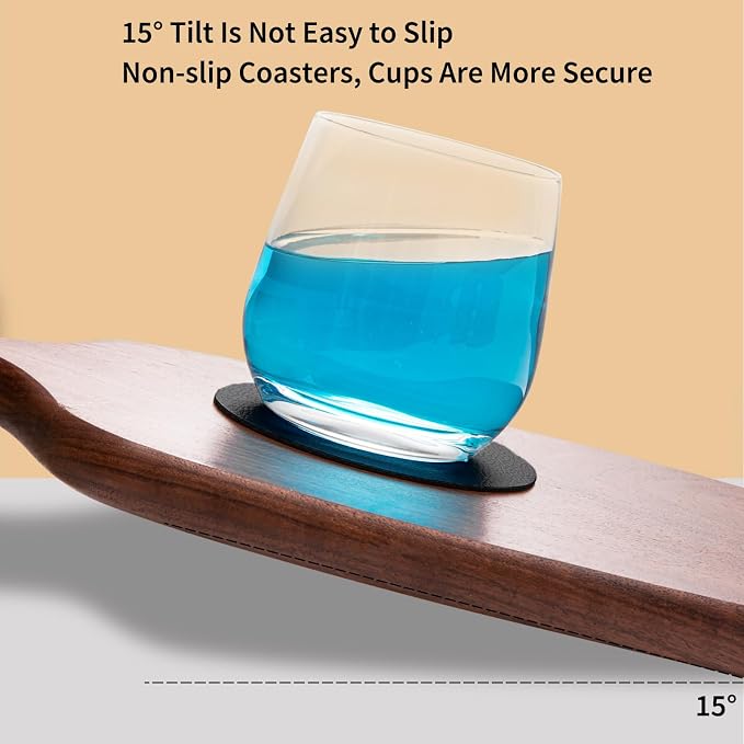 Faux Leather Drink Coasters - Image 3