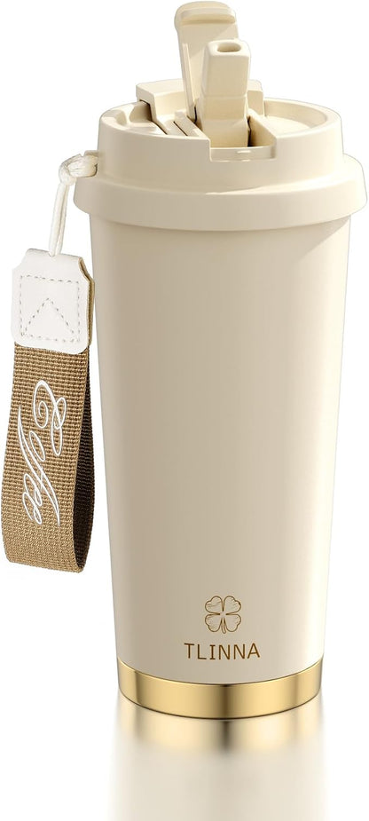 Travel Mug, Coffe mug, Coffe cup, Ceramic coating Lined, 316 Stainless Steel by TLINNA