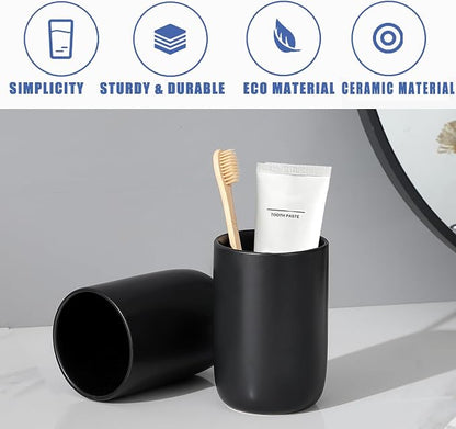 Matte Black Toothbrush Holders for Bathrooms - Image 6