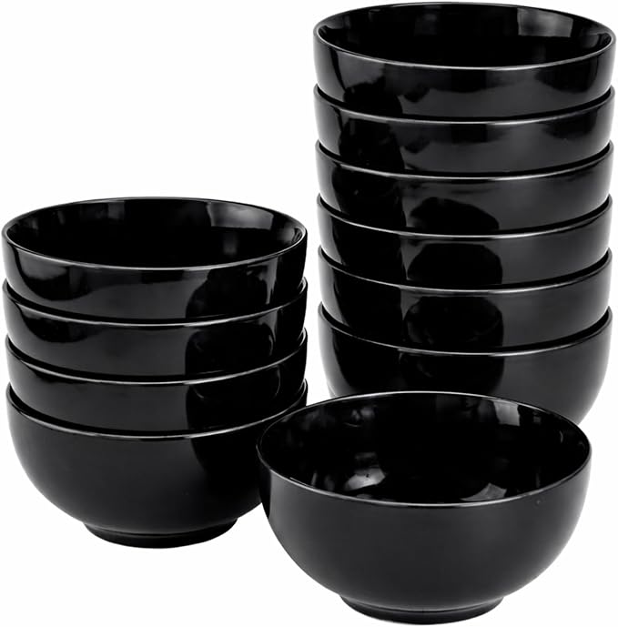 Brew To A Tea BTaT- Soup Bowls Set, 16 Ounces, Porcelain Dishes by BrewToATea
