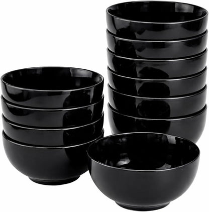 Brew To A Tea BTaT- Soup Bowls Set, 16 Ounces, Porcelain Dishes by BrewToATea