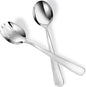 Premium Louise 18/10 Stainless Steel Salad Servers | Well-Balanced 9.45-Inch by KEAWELL