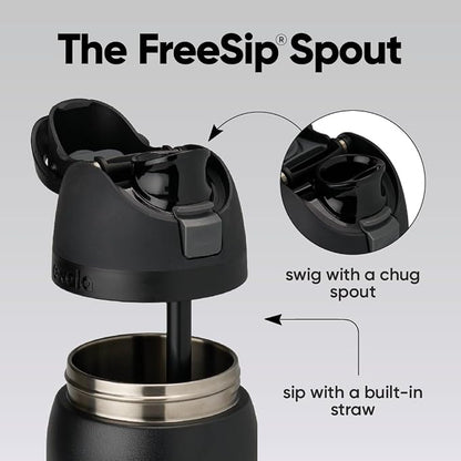 Owala FreeSip Stainless Steel Water Bottle 40 oz Night Safari - Image 3