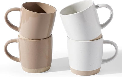 famiware Coffee Mugs for 4, 13 oz Mug Set, Dringking Cup by Famiware