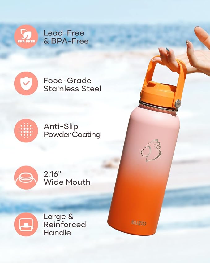 BUZIO Triple Wall Vacuum Water Bottle - Image 6