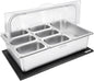 VEVOR Countertop Food Serving Display Container, Stainless Steel Food Salad by VEVOR