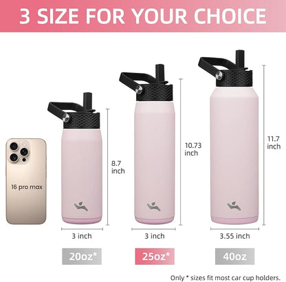 Konokyo 25 oz Insulated Stainless Steel Water Bottle - Image 5