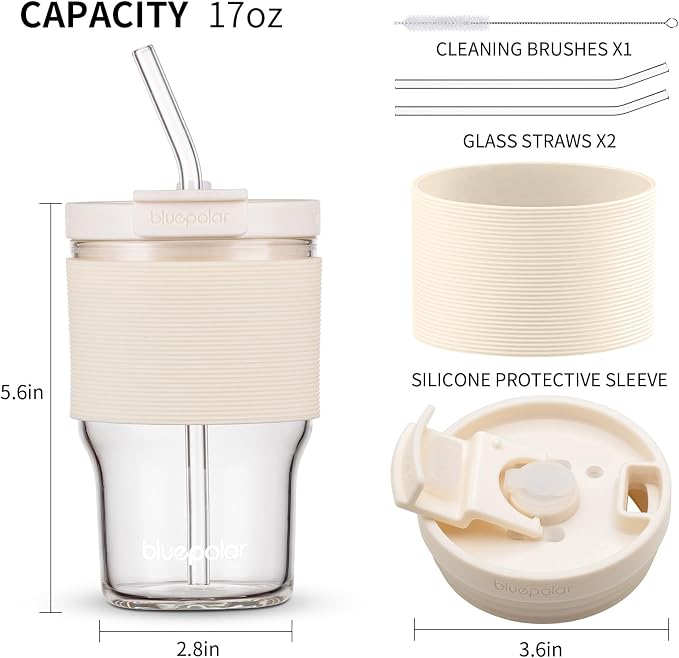 BLUEPOLAR Glass Tumbler Set - Image 5