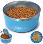 Stainless Steel Dog Bowl for Large Dogs | 64 oz, Non-Slip Base | Includes by KNRVCommerce