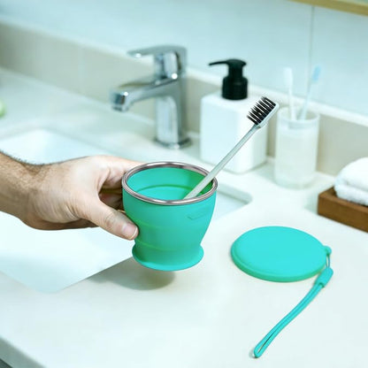 Collapsible Travel Cup, BPA-Free Reusable Water Cup | Lightweight Drinking Cups - Image 7