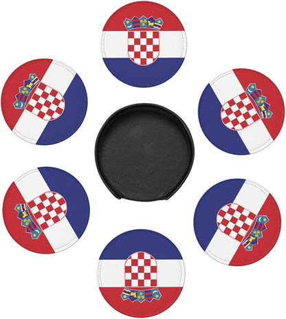 Croatian Flag Coasters for Drinks - Image 7