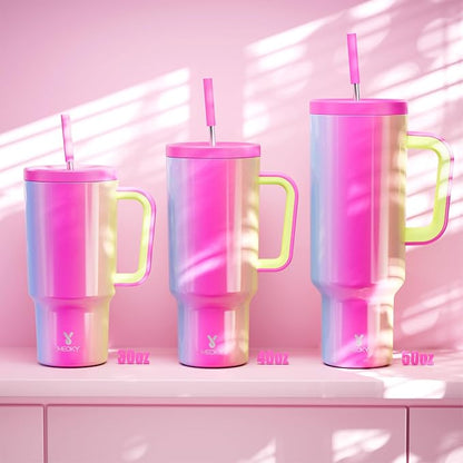 Meoky 30 oz Tumbler with Handle, Tumbler with Lid and Straw, Insulated - Image 6