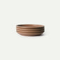 MORA Large Plates Set of 4, 10.5 inch Ceramic Pottery Dinner Plates - Microwave, Oven and Dishwasher Safe - Terracotta