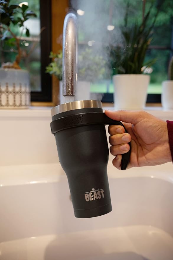 Beast 30 oz Tumbler Stainless Steel Vacuum Insulated Coffee Ice Cup Double Wall - Image 4