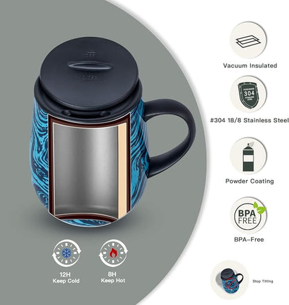 Ideus 16 oz Insulated Coffee Mug - Image 2