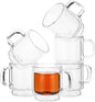 BTaT- Double Walled Stackable Espresso Cups, 2 oz, Double Wall Insulated by BrewToATea