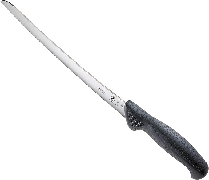 Mercer Culinary M23880 Millennia Black Handle, 10-Inch Curved Wavy Edge - Image 4