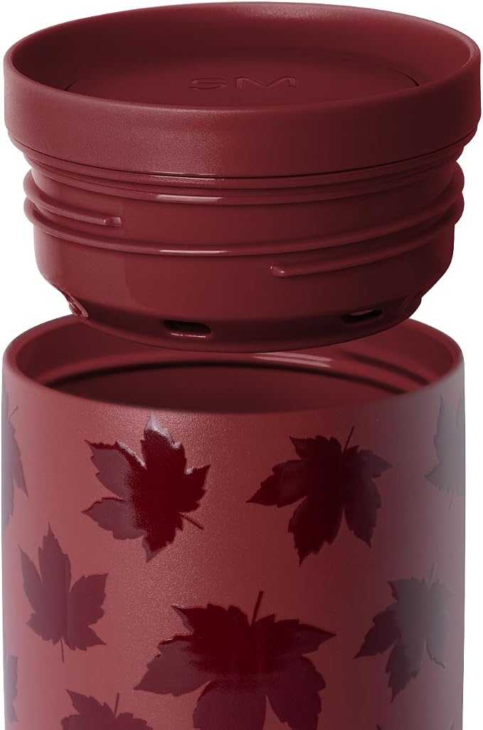 Simple Modern Halloween Travel Coffee Mug 360° Lid | 16oz | Leaves | Voyager - Image 5