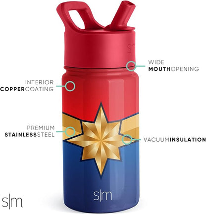 Simple Modern Marvel Avengers Kids Water Bottle & Toddler Cup | 14oz | - Image 5